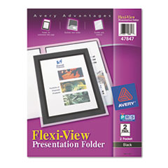 Flexi-View Two-Pocket Polypropylene Folder,