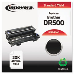 DR500 Compatible,
Remanufactured, DR500 Drum
Cartridge, 20000 Page-Yield,
Black - DRUM,BRT DR500
