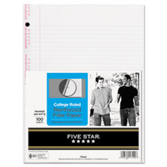 Reinforced Filler Paper, 20-lb., College-Ruled, 11 x