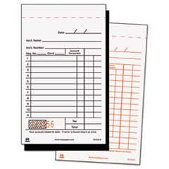Sales Receipt Book, Carbon Duplicate, 3 2/5 x 5 3/5 -