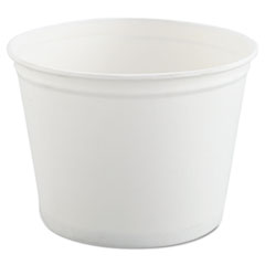 Double Wrapped Paper Bucket, Unwaxed, White, 53 oz,