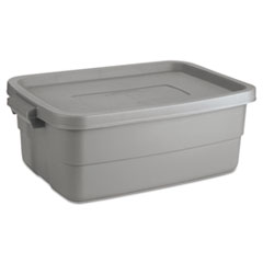 Roughneck Storage Box, 10 gal, Steel Gray - C-10 GAL.