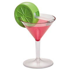 Cocktail Glass Tape Dispenser, 1&quot; Core for 1/2&quot;