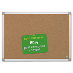 Earth Cork Board, 24 x 36, Aluminum Frame -