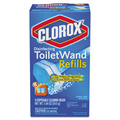Disinfecting ToiletWand Refill Heads, Blue/White -