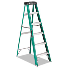 #592 Six-Foot Folding Fiberglass Step Ladder,