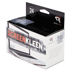 Notebook ScreenKleen Pads,
Cloth, 2 1/2 x 5 1/4, White,
24/Box -
CLEANER,NTEBK,SCREEN,24BX