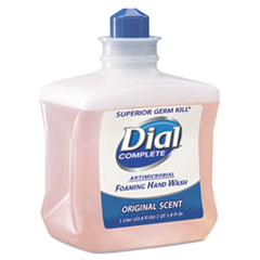 Antimicrobial Foam Hand Soap,
1 Liter Refill - DIAL
COMPLETE FOAM SOAP RFL 1LTR 6
