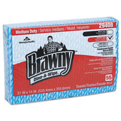 Brawny Dine-A-Wipe Foodservice Towels, 14 x 21,