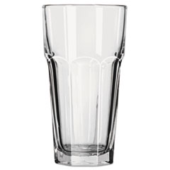 Gibraltar Glass Tumblers, 22 oz, Clear, Iced Tea Glass -