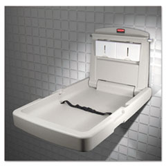 Vertical Wall-Mountable Baby Changing Station, Light