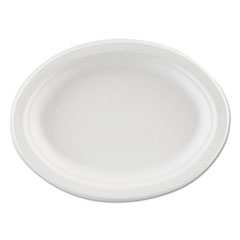 Premium Strength Molded Fiber
Dinnerware, Platter, Oval, 7
1/2 x 10, White - CHINET PREM
OVAL PPR PLTTR 7.5X10 WHI
4/125
