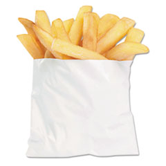 PB3 French Fry Bags, 4 1/2 x 2 x 3 1/2, White - GRS RESIST