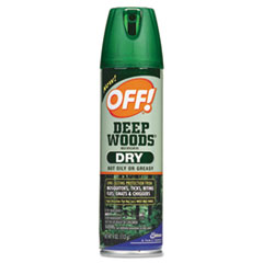 OFF Deep Woods Dry Insect Repellent, 4oz, Aerosol,