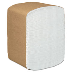 Full-Fold Dispenser Napkins, 1-Ply, 12 x 17, White,