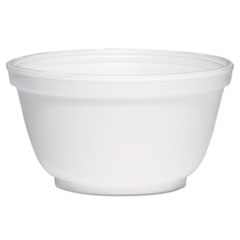 Foam Bowls, 10 Ounces, White, Round - FOAM BWL 10OZ RND WHI