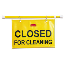 Site Safety Hanging Sign, 50w
x 1d x 13h, Yellow - SITE
SAFETY HANGING SIGN&quot;CLOSED
FOR CLEANING&quot;ENG