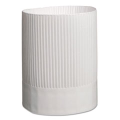 Stirling Fluted Chef&#39;s Hats,
Paper, White, Adjustable, 9&quot;
Tall - C-FLUTED CHEF HAT 9IN
PPR WHI 12