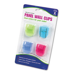 Fabric Panel Wall Clips, Standard Size, Assorted Cool