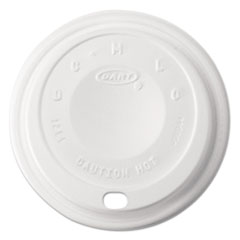 Cappuccino Dome Sipper Lids, White - CAPP FOAM CUP LID