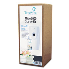 3000 Shot Micro Starter Kit, Clean N&#39; Fresh, White/Gray -