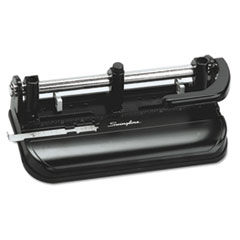 32-Sheet Lever Handle Two- to
Seven-Hole Punch, 9/32&quot;
Holes, Black -
PUNCH,3HOLE,MODEL350,BK