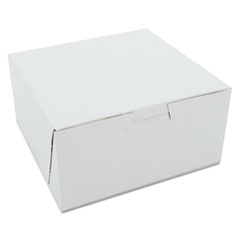 Non-Window Bakery Boxes, 6 x 6 x 3, White - BKRY BX 6X6X3