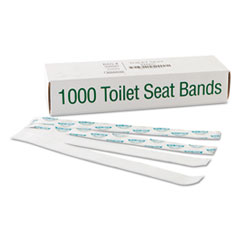 Sani/Shield Printed Toilet
Seat Band, Paper, Blue/White,
16&quot; Wide x 1-1/2&quot; Deep -
1.5X16 TOILET SEAT BAND WHI
KFT PPR BLU/YEL 1M