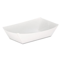 Kant Leek Polycoated Paper Food Tray, 6 1/10 x 2 1/0 x 9