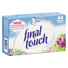 Dryer Sheets, Spring Fresh - C-FINAL TOUCH SPRING FREDRYER