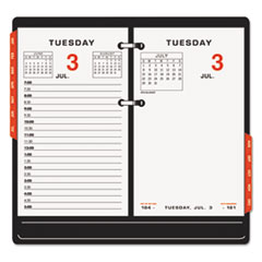 Two-Color Desk Calendar Refill, 3 1/2 x 6, 2015 -