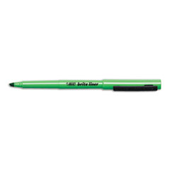 Brite Liner Highlighter, Chisel Tip, Fluorescent Green