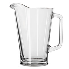 Glass Beer Pitcher, 37 oz/1 Liter, Clear - C-WTR PITCHER