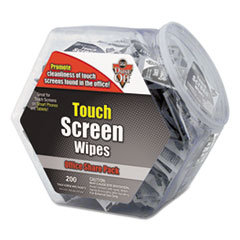 Monitor Wipes--Office Share
Pack, 5 x 6, 200 Individual
Foil Packets -
WIPES,MULTI-PURPOSE,CCGY