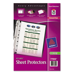 Top Load Sheet Protector, Heavyweight, 8.5 x 5.5, Clear