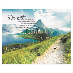 &quot;Leave a Trail&quot; Vintage Canvas Motivational Print, 22