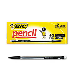 Mechanical Pencil, HB #2, 0.70 mm, Clear Barrel,