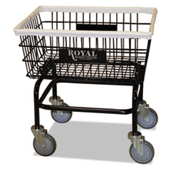 Wire Laundry Cart, 200-lb Capacity, 21 x 26 x 26 1/2,
