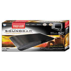 Soundbar, Four Front Speakers, 160 Watts, Black -