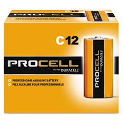 Procell Alkaline Battery, C -
C-PROCELL ALKA BATT C12PK 1