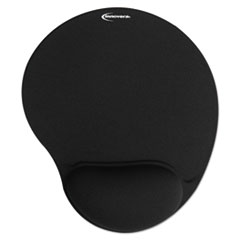 Mouse Pad w/Gel Wrist Pad, Nonskid Base, 10-3/8 x 8-7/8,