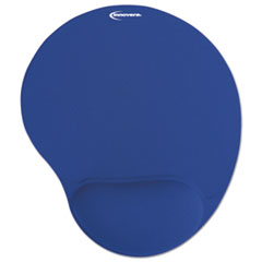 Mouse Pad w/Gel Wrist Pad, Nonskid Base, 10-3/8 x 8-7/8,