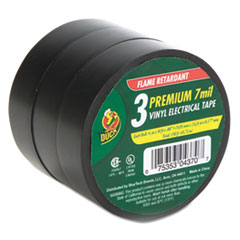 Pro Electrical Tape, 3/4&quot; x 50 ft, 1&quot; Core, Black -