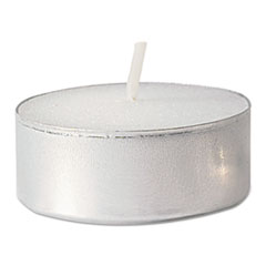 Tealight Candle, White, 5 Hour Burn - C-FANCY LITE TEA
