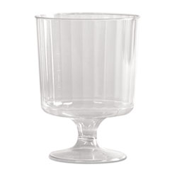 Classic Crystal Stemware, 8
oz, Cold, Clear, Pedestal
Wine Glass - WINE PLAS
STEMWARE 8OZ CLE 24/10
