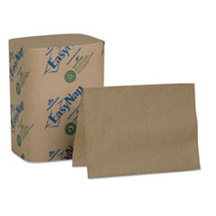 Embossed Dispenser Napkins, Two-Ply, 6 1/2 x 9 7/8, Brown