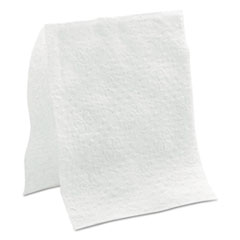 Napkins, One-Ply, 4 x 9 7/8, White - SIDE FLD DSP NPKN