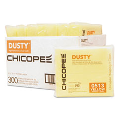 Disposable Dust Cloths, 14
5/8 x 17, Yellow,
Rayon/Polyester, 25/Bag -
C-DUSTY DUST CLOTH YEL 25/BG
12BG/CS