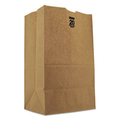 20# Squat Paper Bag, Heavy-Duty, Brown Kraft,