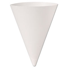 Bare Treated Paper Cone Water
Cups, 7 oz., White, 250/Bag -
STRT EDGE PPR CONE CUP 7OZ
POLY BG WHI 20/250